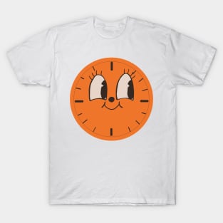 Miss Minutes cute clock face T-Shirt